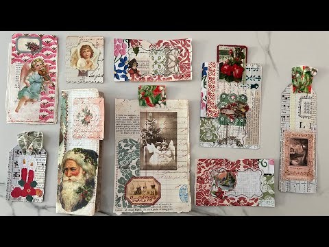 Craft with me #whatsinmybox 2025| Random ephemera making session EP 40