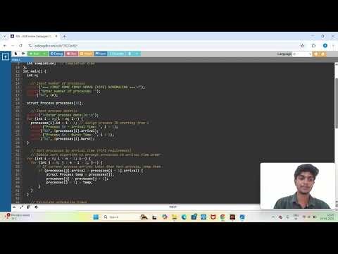 First Come First Serve Algorithm