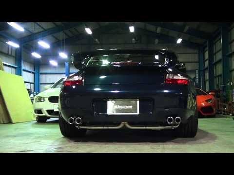 超高音サウンド ポルシェ996 911 カレラ ワンオフマフラー製作 Product by EXHAUTECH