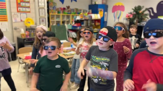 Mrs. Skipper’s First Grade Rap Band learning their doubles facts! 💚 #jacksoncountyboardofeducation | Skyline High School