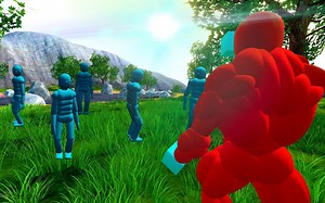 NPC战争：最强大的NPC与智能AI战斗！具有活跃的布娃娃物理