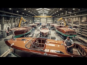 Inside the Legendary Riva Factory: How the $1Million Aquarama is Built from Only Wood (Full Process)