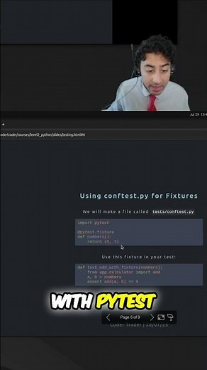 Pytest Fixtures: Learn to Write Reusable Setup Code!