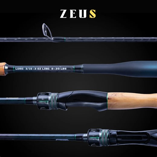 ZEUS Spinning Rod – Best Fishing Rod for Bass | 30% Off Now