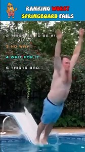 Ranking Worst Springboard Fails 💦