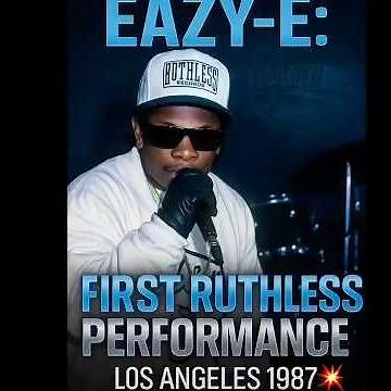 Eazy-E Perform Boyz-n-tha-Hood live in 1987 with NWA