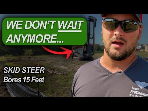 Soil Boring to 15 Feet with Skid Steer Rig (Full Process)