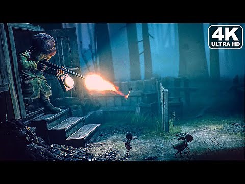 LITTLE NIGHTMARES 2 Hunter Boss Fight (4K 60FPS)