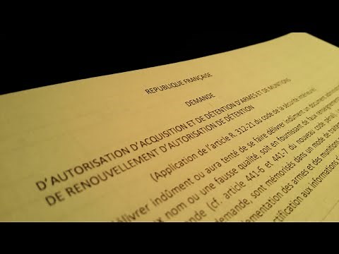 Faire une demande d'autorisation , d'acquisition et de détention d'arme de catégorie '' B ''