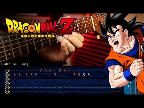 DRAGON BALL Z "Cha-La Head Cha-La" Guitar Cover Tutorial TABS | Guitarra Christianvib