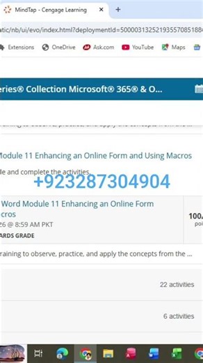 SAM Word Module 11 Enhancing an online From and using macros