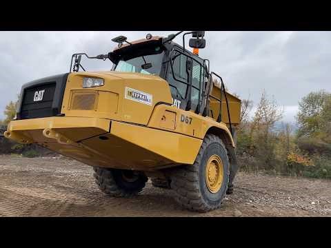 Caterpillar 352 Excavator, 730 Articulated Trucks & D6R Dozer in 4K | Interkat SA Construction Works