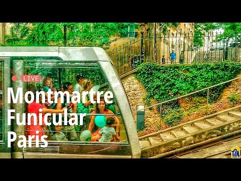 Montmartre Funicular: The Easiest Way to Climb Up to Sacré-Cœur 🇫🇷👍😊【4K】