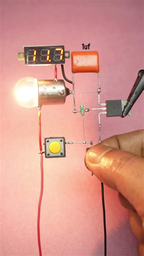 MOSFET voltage regulator #scienceproject #experiment #shorts #electronic
