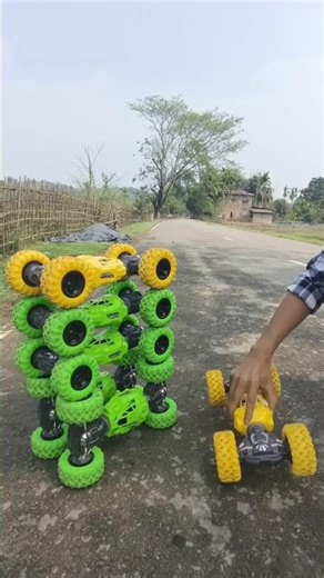 WOW 😮6 remote control RC moka cars racing by hand ll