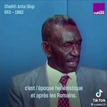 Cheikh Anta Diop -RFO 1983