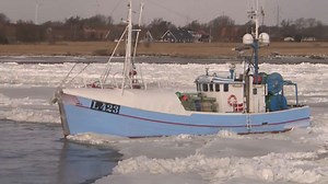 Video. Fishing boat rams bridge in Denmark