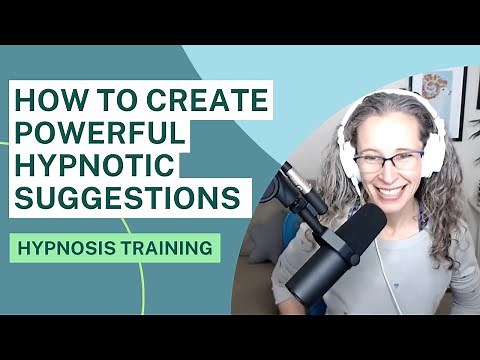 How to create powerful hypnotic suggestions with professional hypnotherapist Erika Flint.