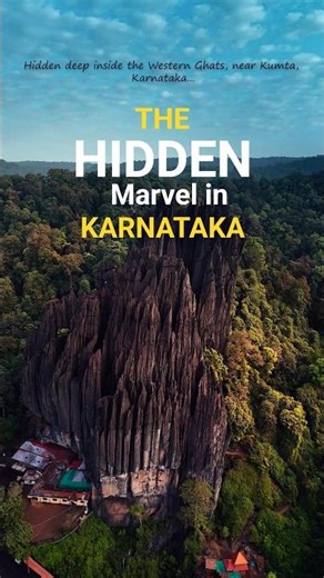 Yana Caves Drone Tour | Hidden Gem of Karnataka #shorts #travelindia