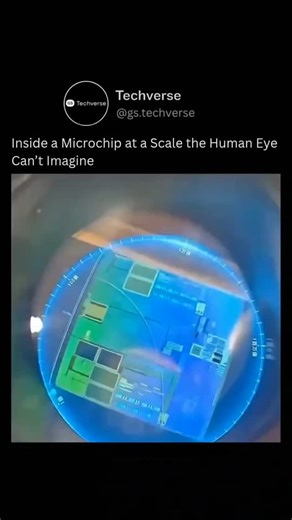 GS Techverse | To think humans engineered something like this is unbelievable 🤯 What you’re looking at isn’t a microscope recording — it’s a digital... | Instagram