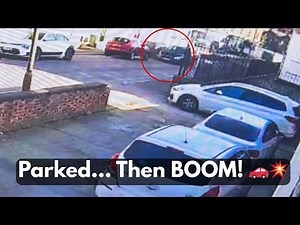 Car Collision Caught on CCTV: Shocking Footage Revealed || WooGlobe