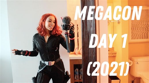 MEGACON Day 1 – Black Widow’s First Convention Experience!