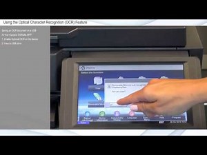 Send Function - Using the OCR Feature