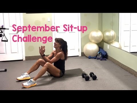 September Sit up Challenge with weights!