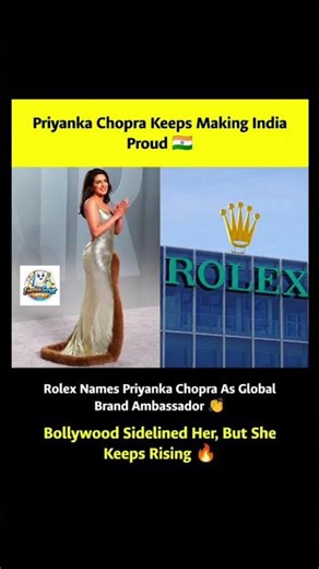 Priyanka Chopra Becomes Rolex Global Brand Ambassador | Another Global Milestone 🇮🇳⌚ #PriyankaChopra