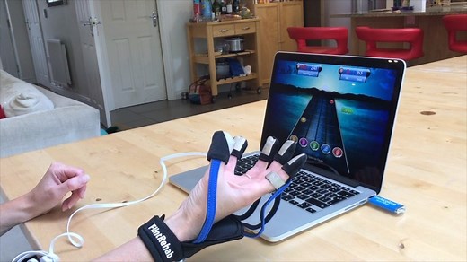 10K views · 141 reactions | This Music Glove is a hand therapy device clinically proven to improve hand function in 2 weeks! It works by motivating you to perform hundreds of therapeutic hand and finger exercises while playing an engaging musical game. Clare had a go... | Active Hands | Facebook
