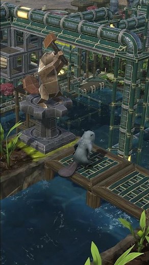 Can you hear this? Which building is that? 👂🤔 #shorts #gaming #timberborn #gamedev