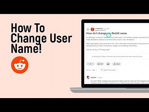 How to Change User Name of Reddit Profile [easy]