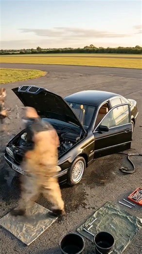 timelapes car work repring🚗#aiart #aigenerated