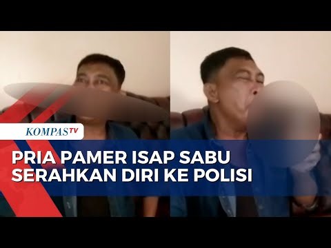 Buat Video Isap Sabu dan Gigit Senjata, Pria di Lampung Serahkan Diri ke Polisi