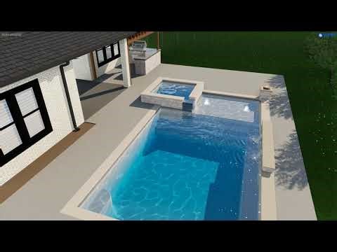 SMith Family - 3D Swimming Pool Design