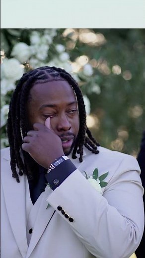 First Look Tears | Groom’s Emotional Aisle Reaction