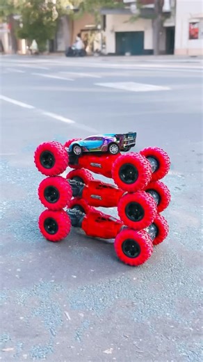 Read Remote Control ￼￼3️⃣￼ Moka Stunt cars ￼ olta chala Diya😃#shortsvideo #shortsfeed