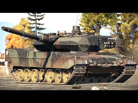 Leopard 2A6 German Main Battle Tank + Nuke ☢️ Gameplay || War Thunder