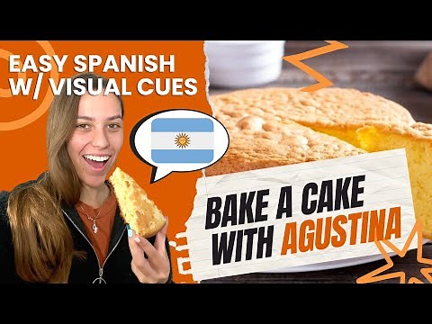 BEGINNER Spanish: Bake a cake with me! - Beginner Spanish
