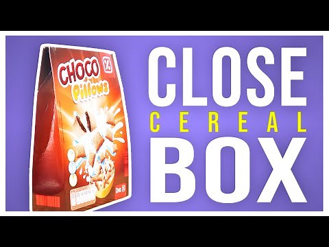 📦 Better way to CLOSE CEREAL BOX | Easy Hack to Close CARTON BOX