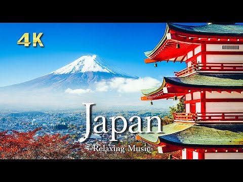 【4K】日本の絶景｜ピアノのリラックス音楽と美しい大自然の景色｜Japan