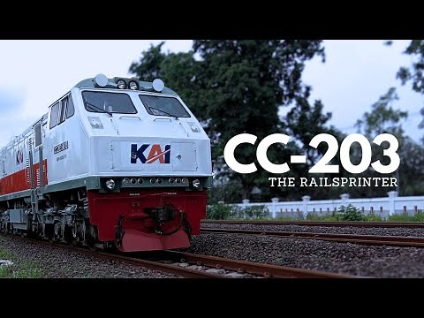Power and Performance on the Rails: Exploring Indonesia's Iconic CC203 Locomotive