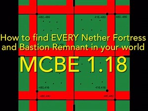 How to find Nether Fortresses and Bastion Remnants in Minecraft Bedrock 1.18