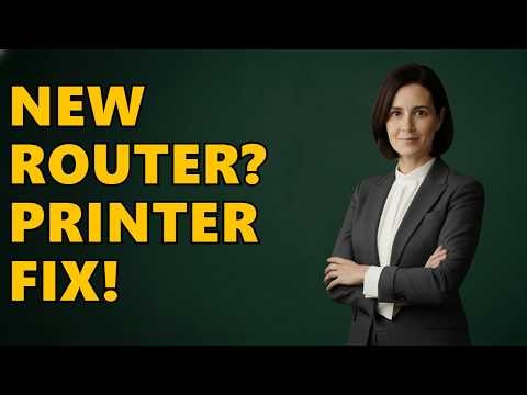 How to Connect a Wireless Printer After Changing the Router?
