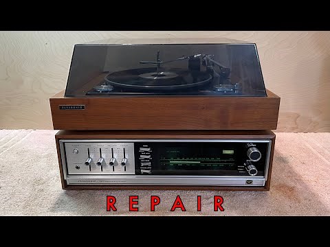 Vintage Panasonic tuner & record changer repair