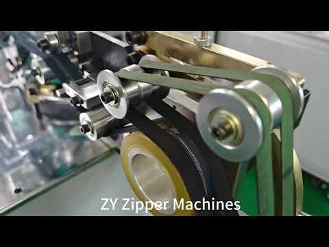 Metal Double U top stop pressing zipper machine