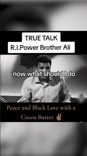 True Talk: Muhammad Ali Interview on Racism, Unity, Peace, and Black Love #muhammadali #blackhistory