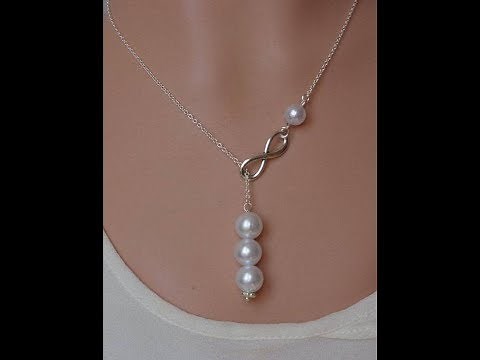 Jewelry Making - How to make an Amazing Infinity necklace + Tutorial !