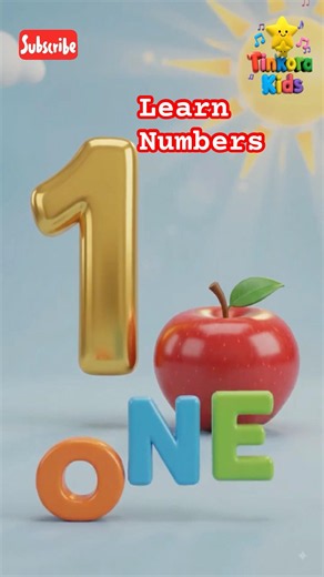 🔢 Learn Numbers 1️⃣ to 5️⃣ with fun, counting, and spelling! #numbers #kids #fun #learn ing