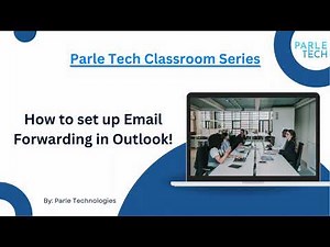 How to set up Email Forwarding in Outlook!